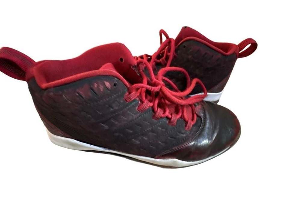 Nike Jordan Velocity BG Youth Basketball Sneakers Gym Red Black White 693361-601